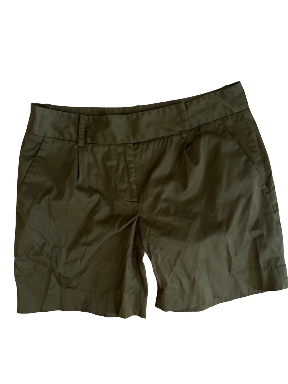 Michael Kors Olive Green Tailored Bermuda Shorts